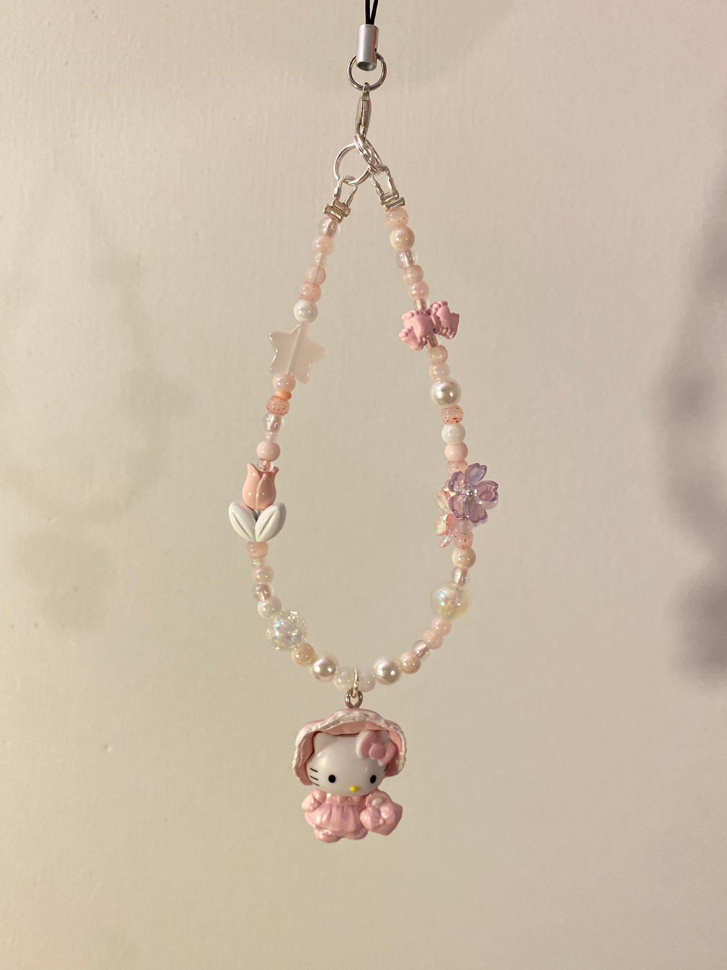 Sweet Lolita Hello Kitty Charm – Pink Pearl Edition