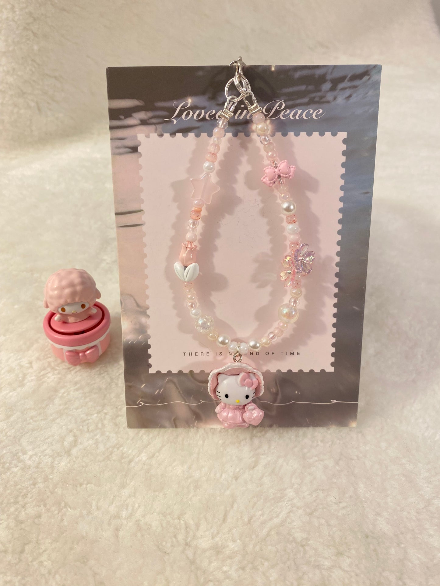 Sweet Lolita Hello Kitty Charm – Pink Pearl Edition