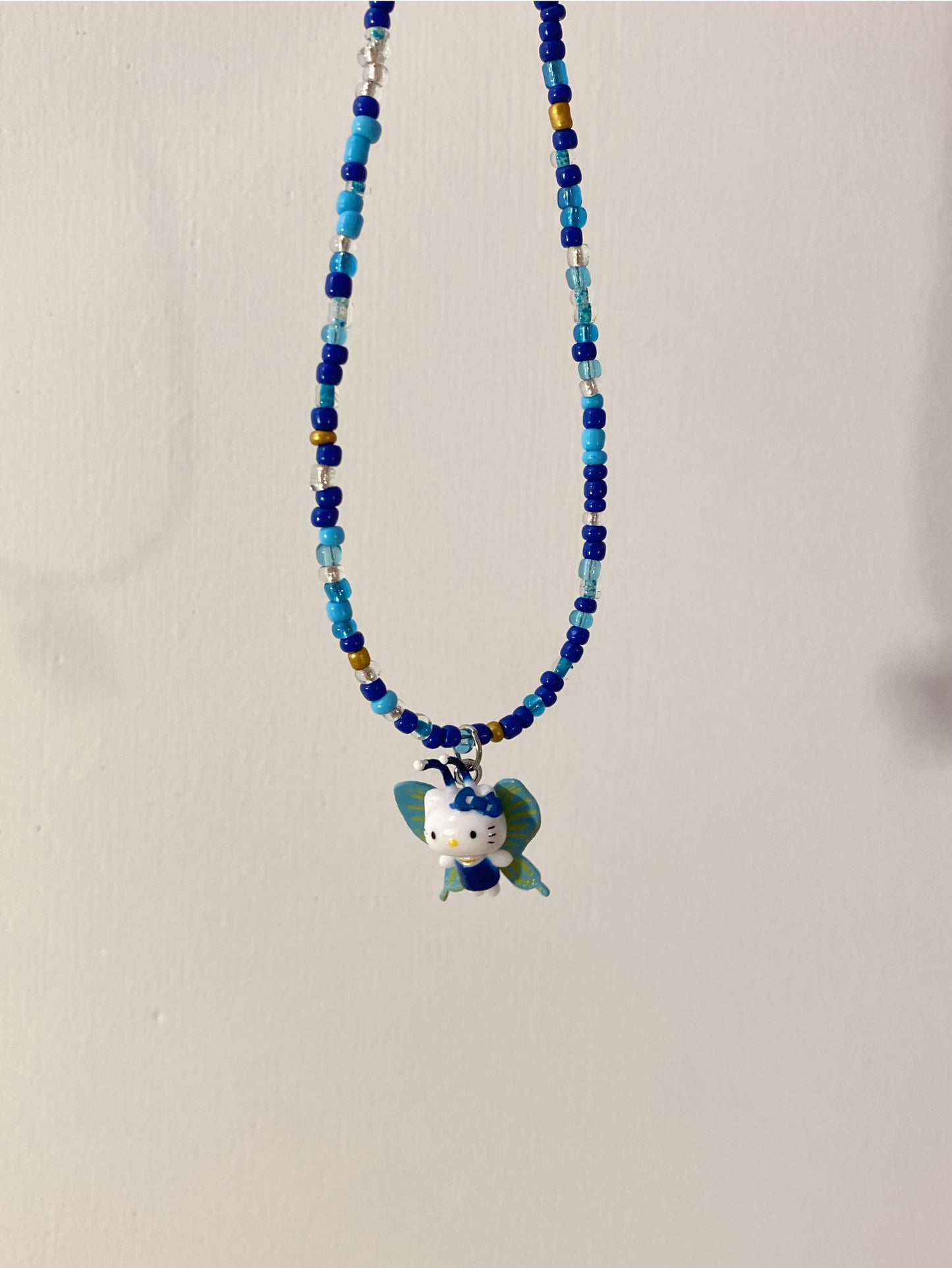 Butterfly Dream Hello Kitty Necklace 🦋💙
