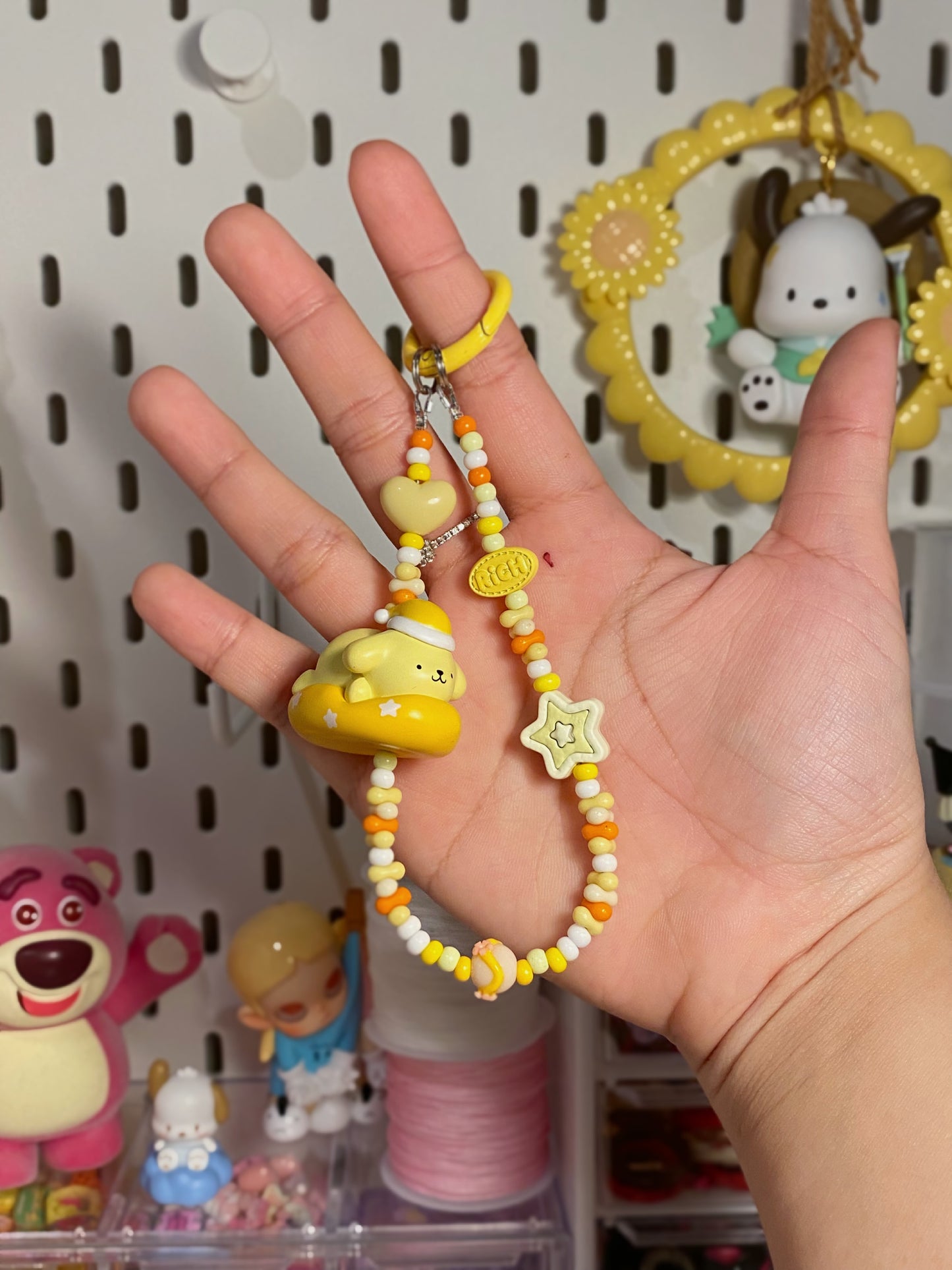 Sanrio-Pom Pom Purin Phone Charm