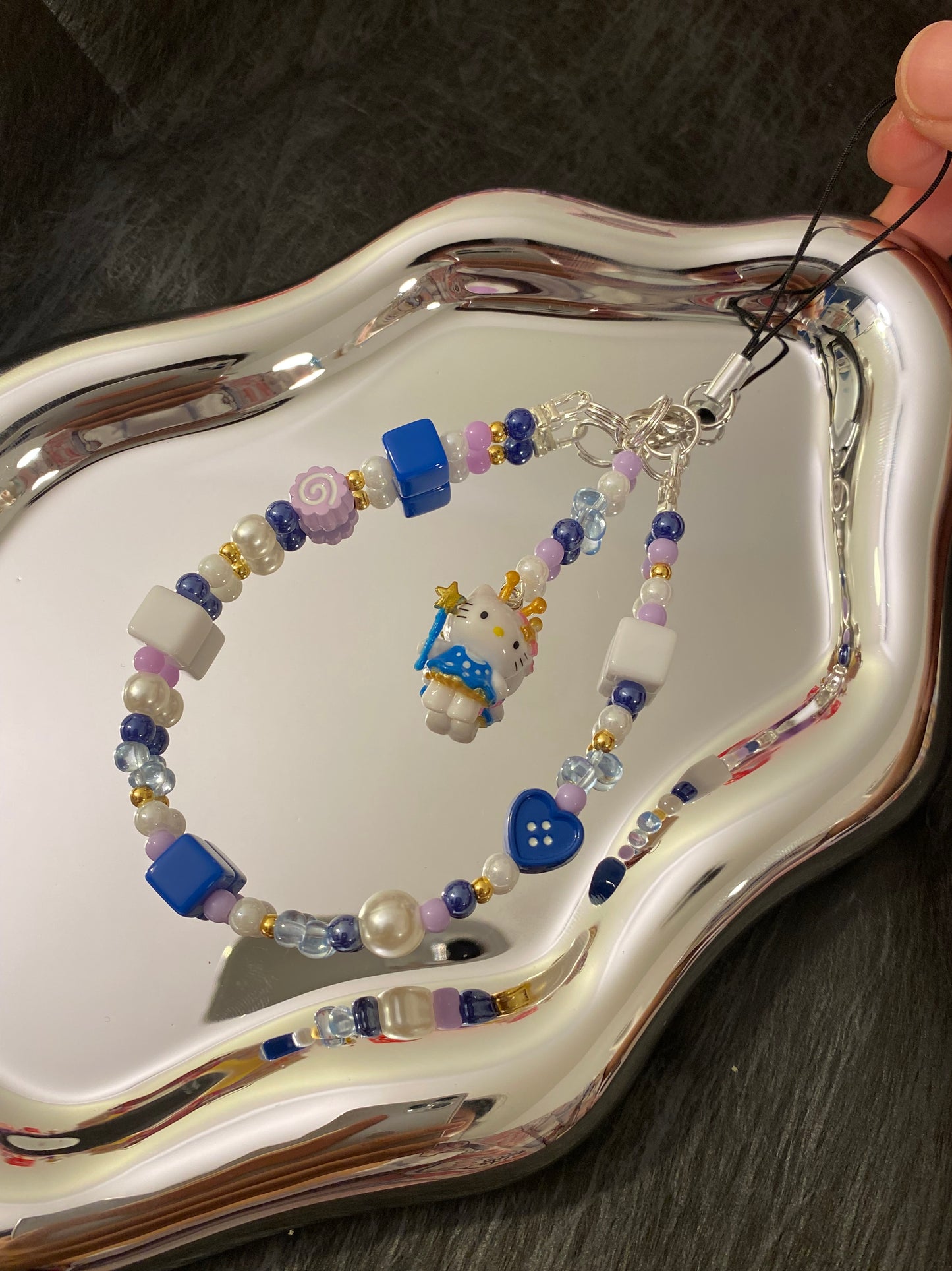 Celestial Antenna Kitty Phone Charm🌙