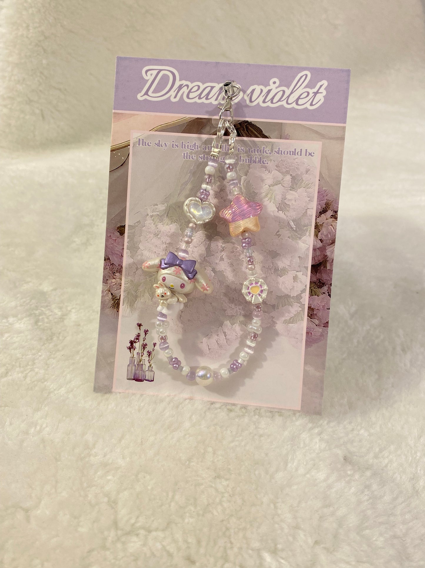 Dream Violet My Melody Phone Charm