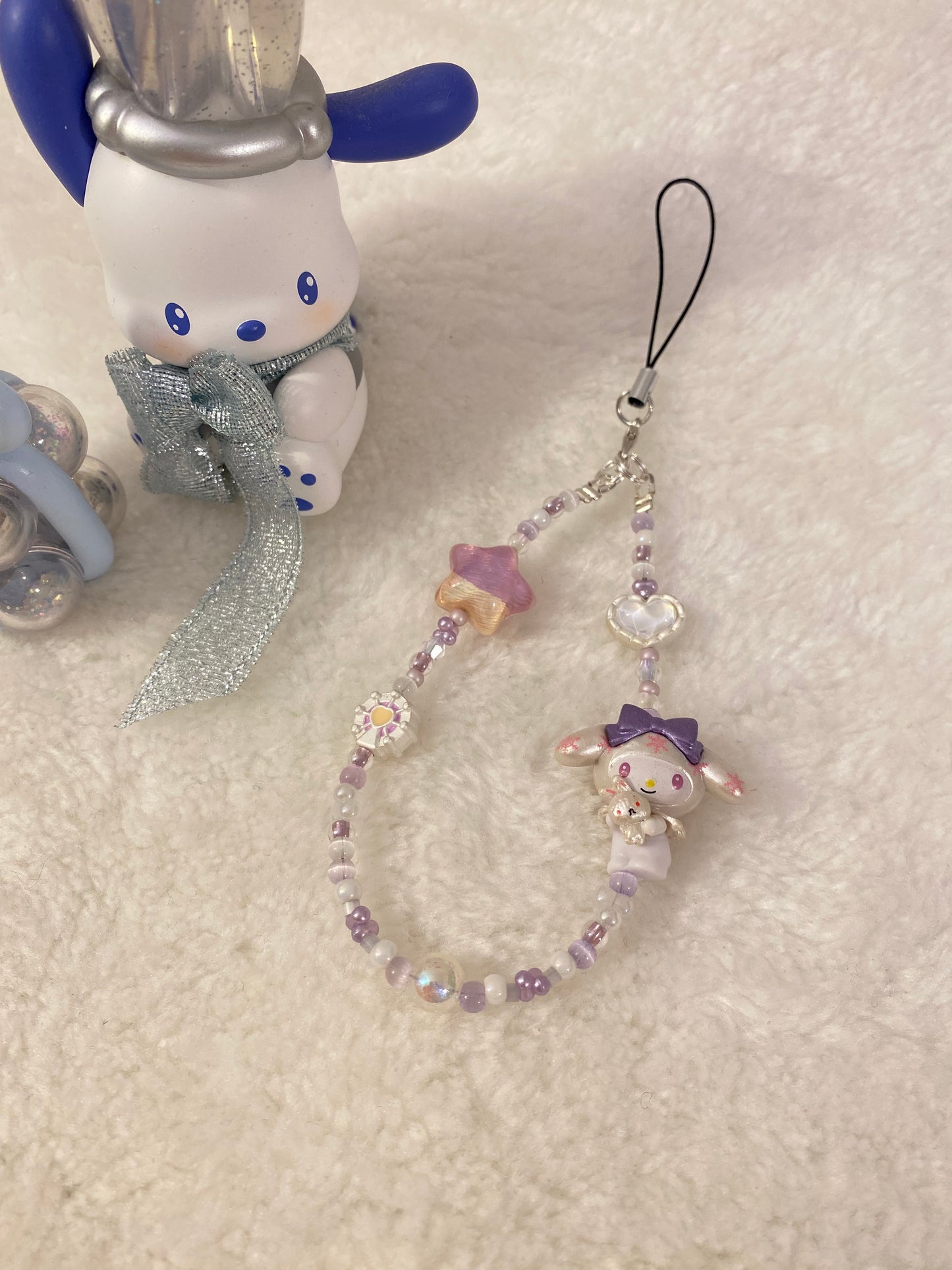 Dream Violet My Melody Phone Charm